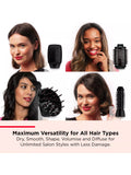 Revlon One-Step 4-in-1 Air Styler black, imported from the UK