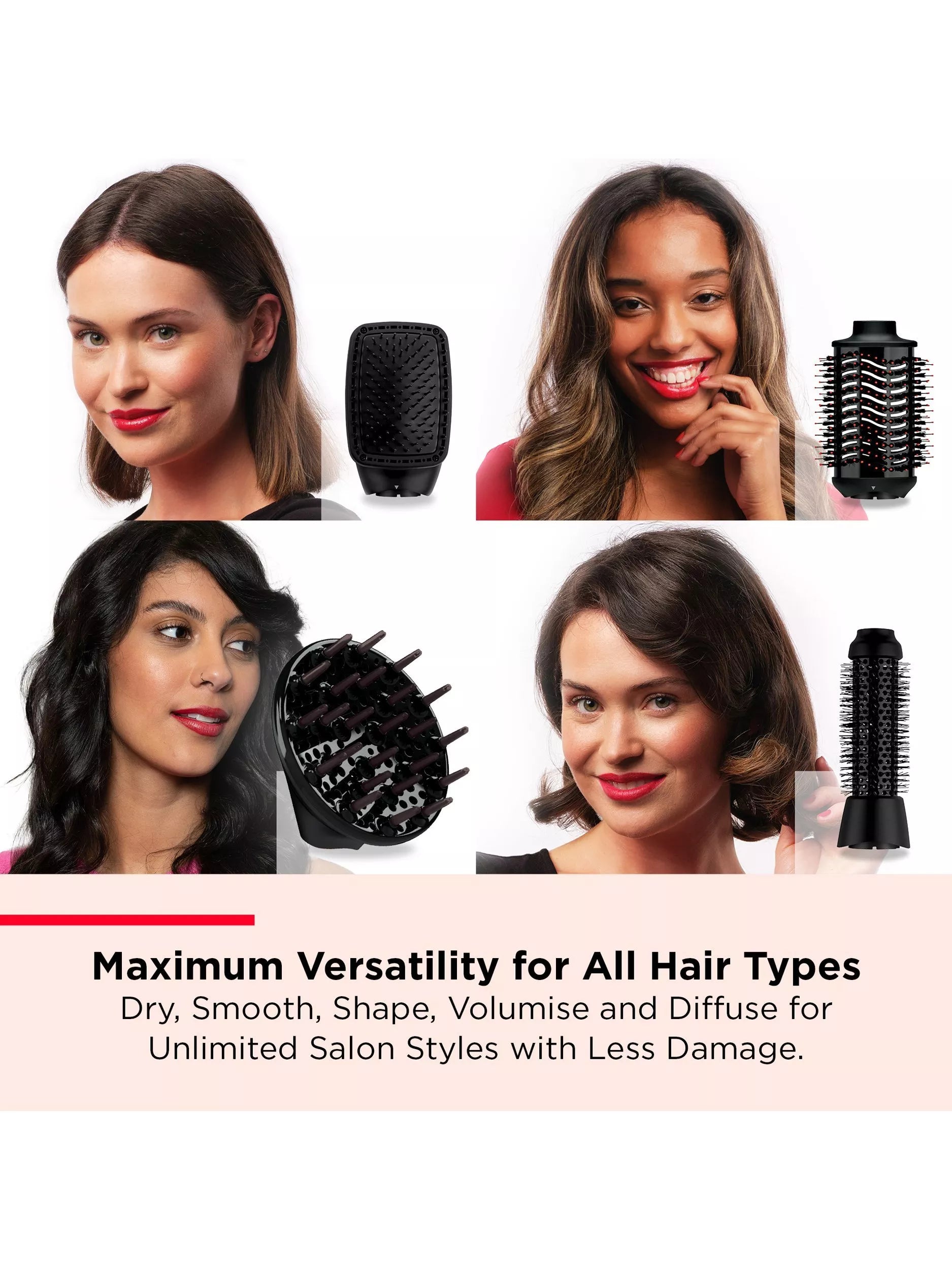 Revlon One-Step 4-in-1 Air Styler black, imported from the UK