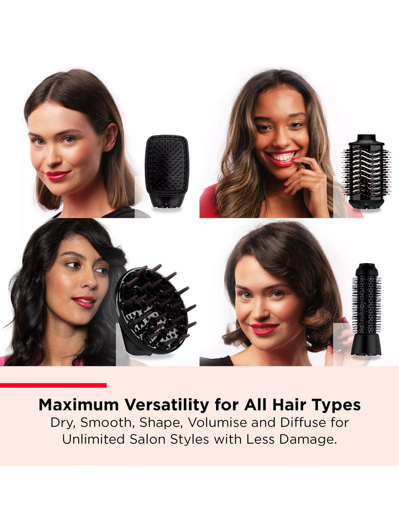 Revlon One-Step 4-in-1 Air Styler black, imported from the UK