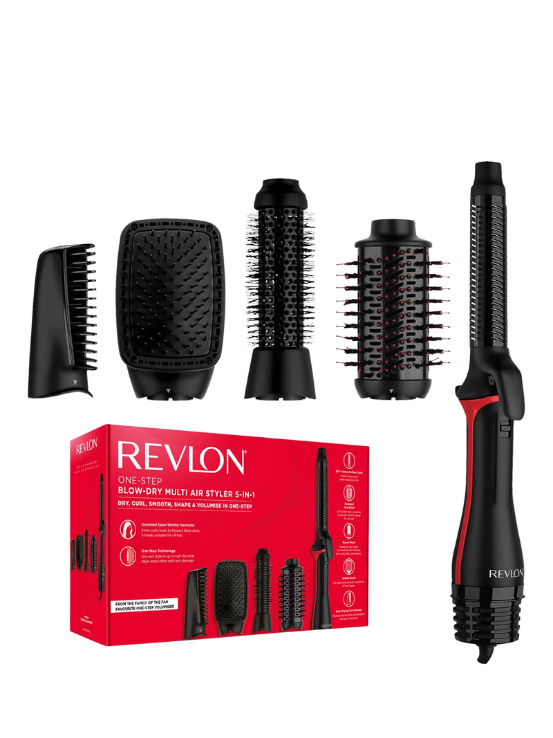 Revlon One Step 5-in-1 hair styler black imported from the UK