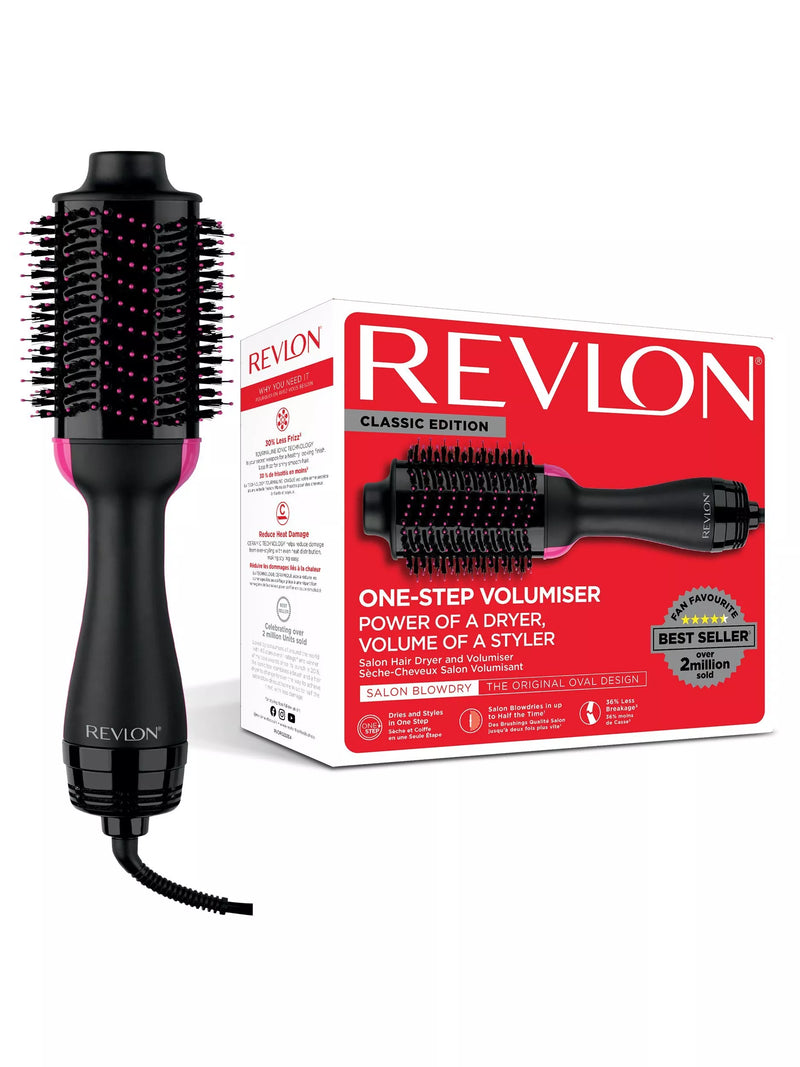 Revlon One Step Volumiser hair styler black, UK version