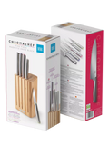 Taylor's Eye Witness Chromachef 5-piece knife block set (British brand)