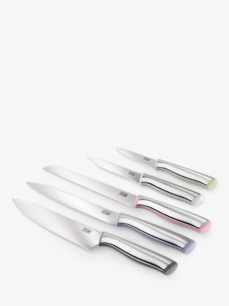 Taylor's Eye Witness Chromachef 5-piece knife block set (British brand)