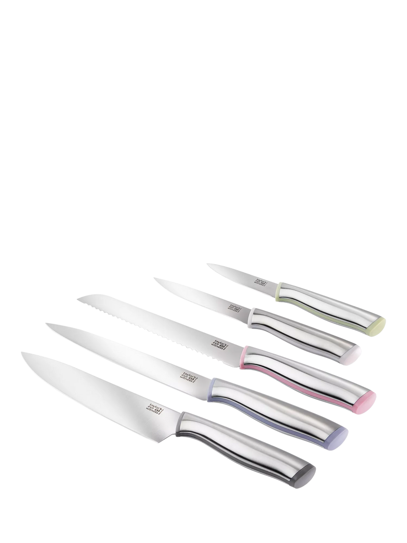Taylor's Eye Witness Chromachef 5-piece knife block set (British brand)