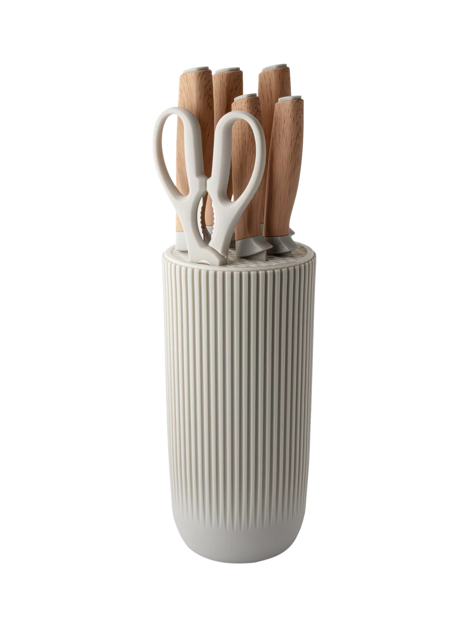 Taylor's Eye Witness Madison light grey knife block - British product