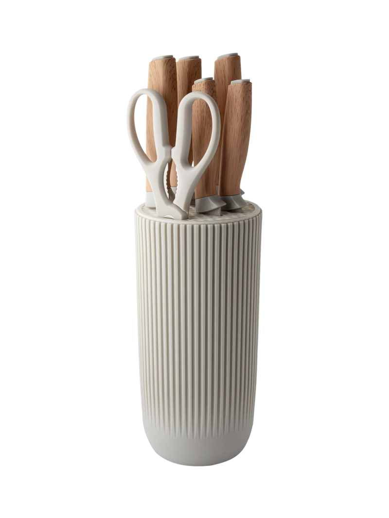 Taylor's Eye Witness Madison light grey knife block - British product