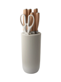 Taylor's Eye Witness Madison light grey knife block - British product