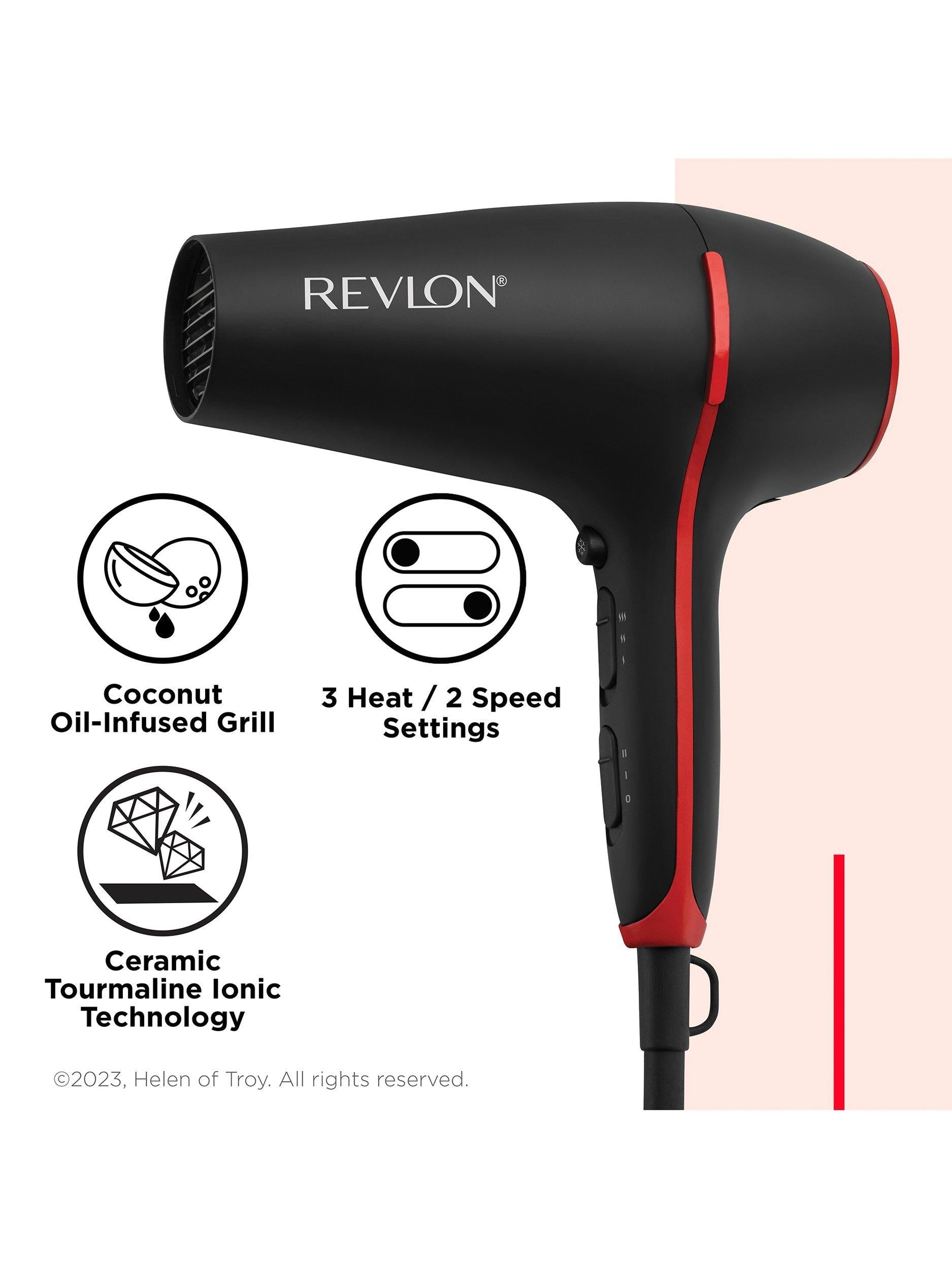 Revlon Smoothstay hair dryer 2000W black, UK version