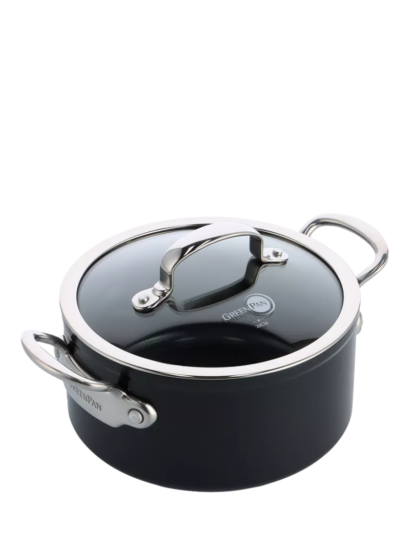 GreenPan Barcelona Pro ceramic non-stick casserole 24cm, imported from the UK