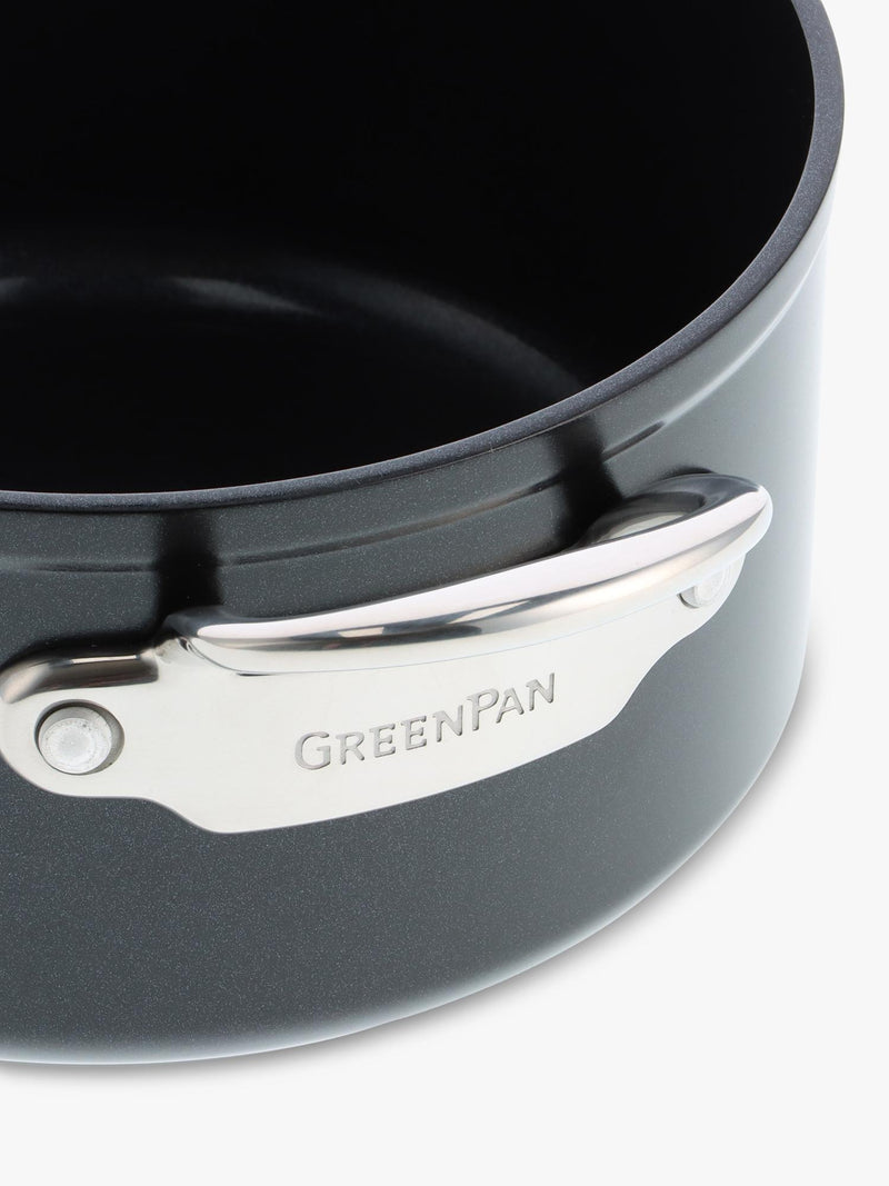 GreenPan Barcelona Pro ceramic non-stick casserole 24cm, imported from the UK