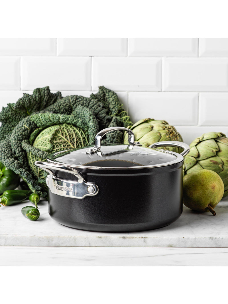 GreenPan Barcelona Pro ceramic non-stick casserole 24cm, imported from the UK