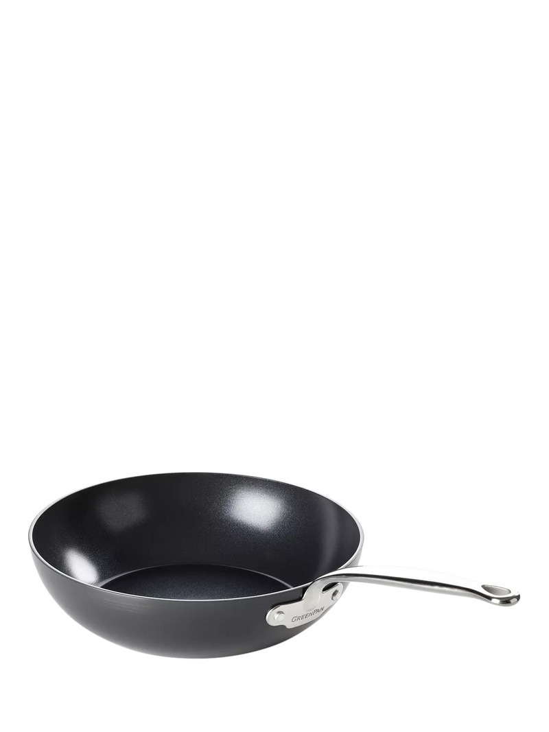 GreenPan Barcelona Pro ceramic non-stick wok 28cm (British brand)