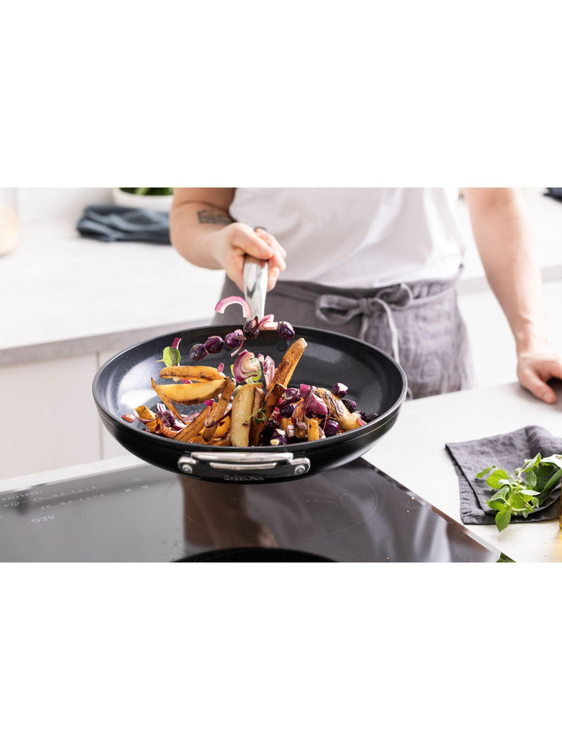 GreenPan Barcelona Pro ceramic non-stick wok 28cm (British brand)