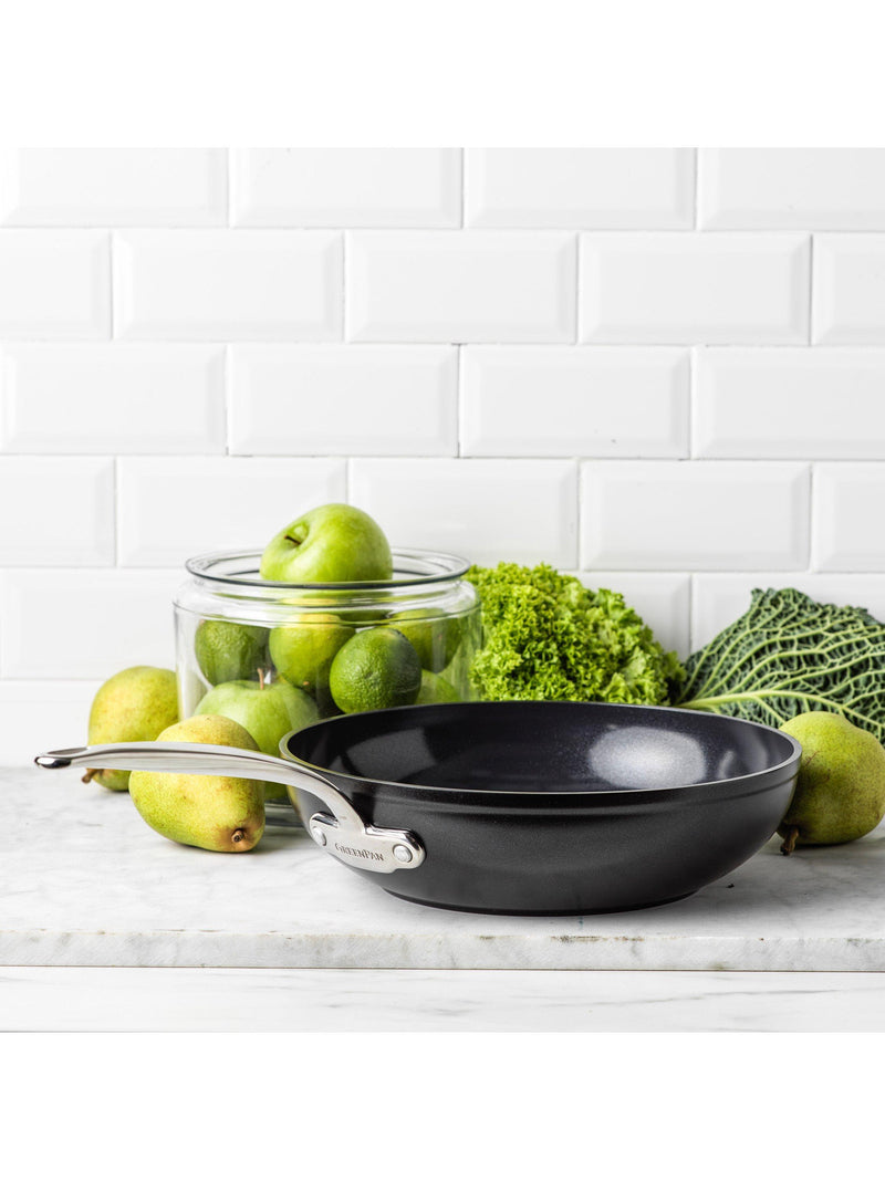 GreenPan Barcelona Pro ceramic non-stick wok 28cm (British brand)