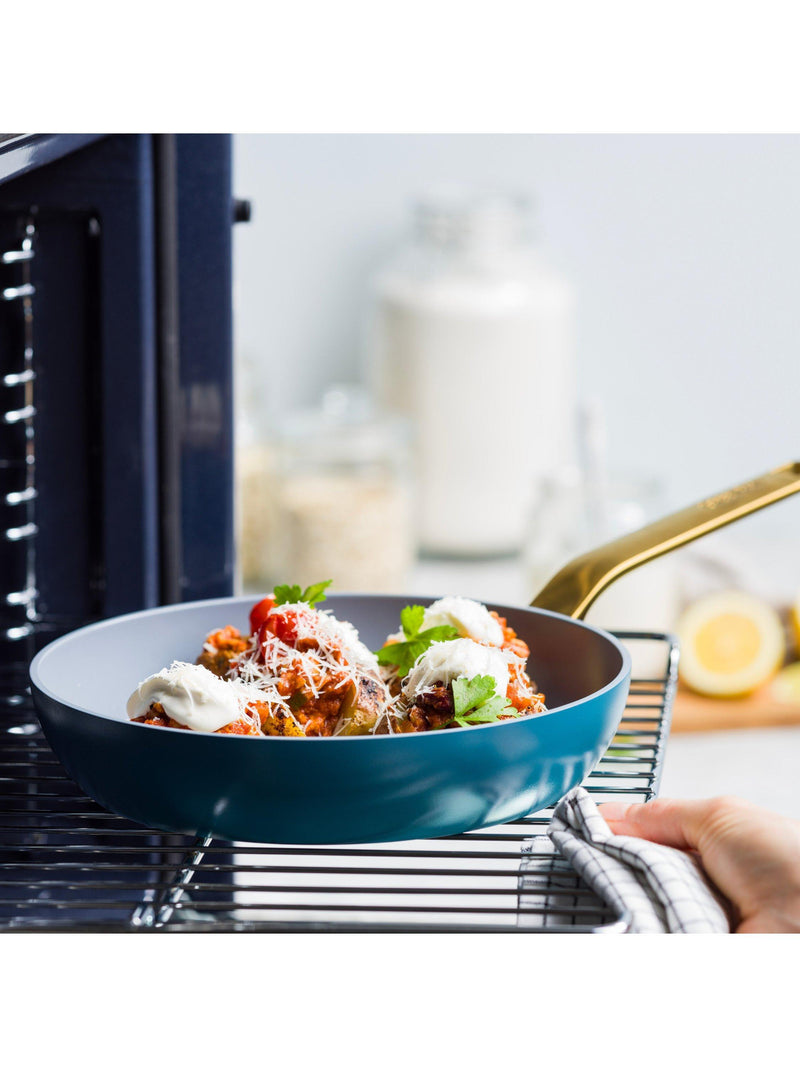 GreenPan Evolution frying pan Blue Teal, imported from the UK
