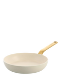 GreenPan ceramic non-stick frying pan, cream - British product