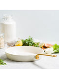 GreenPan ceramic non-stick frying pan, cream - British product