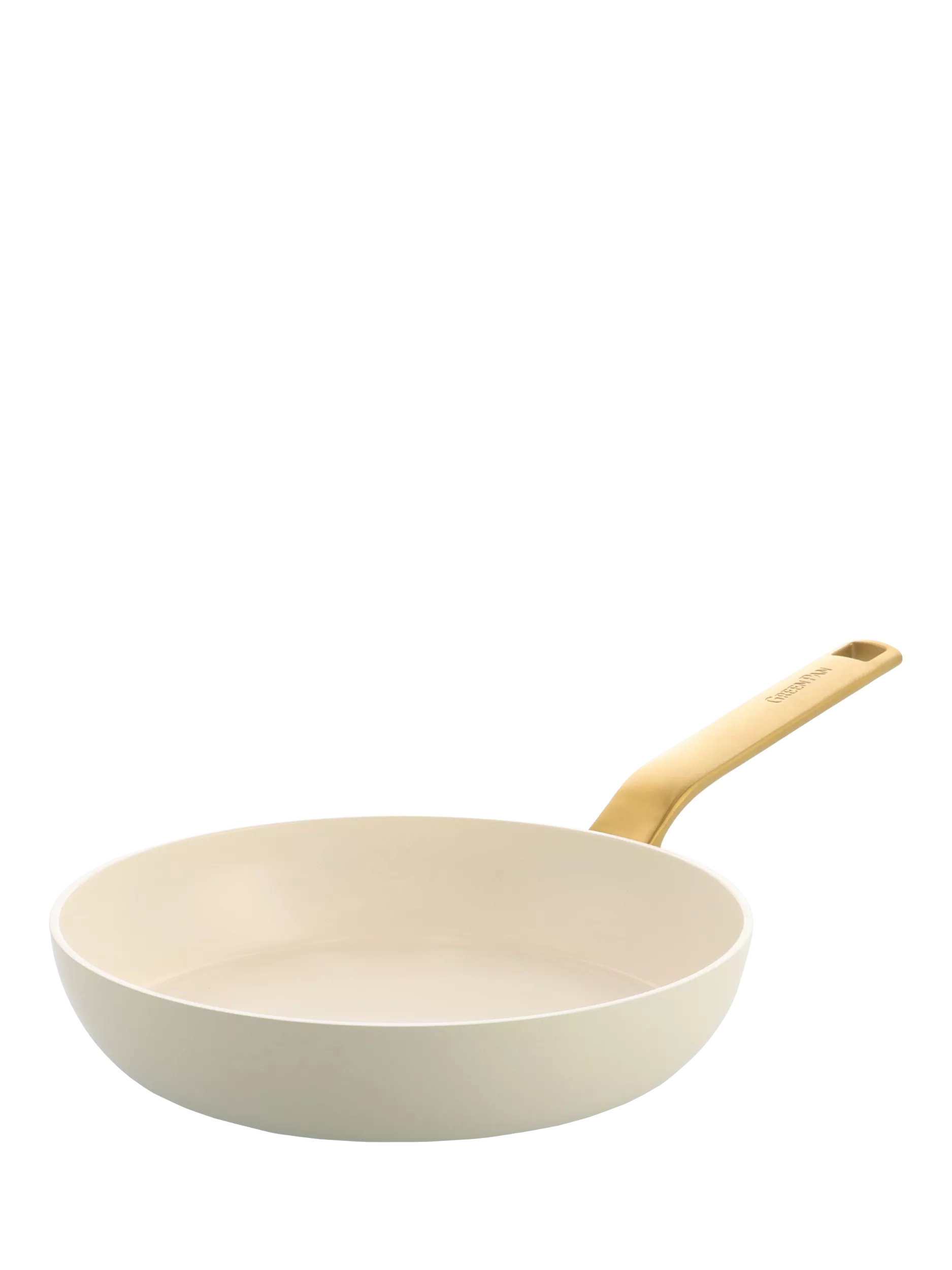 GreenPan Evolution Aluminium Ceramic Non-Stick Frying Pan, Cream