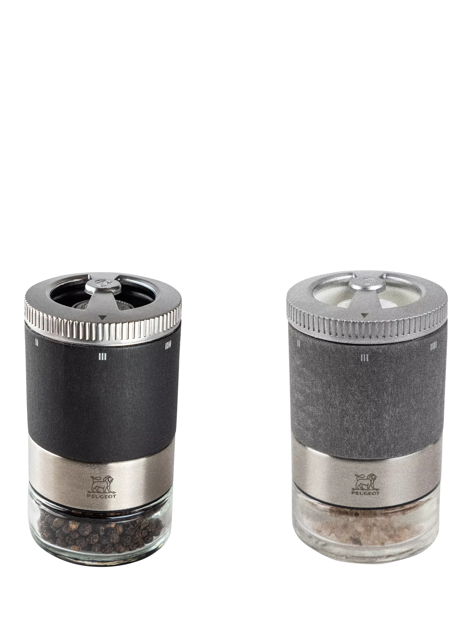 Peugeot Maestro Duo salt and pepper mill gift set in Graphite, UK version
