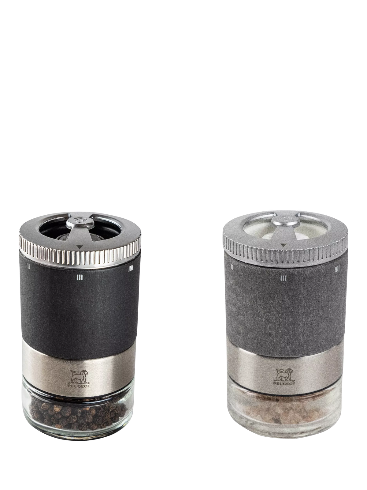 Peugeot Maestro Duo salt and pepper mill gift set in Graphite, UK version