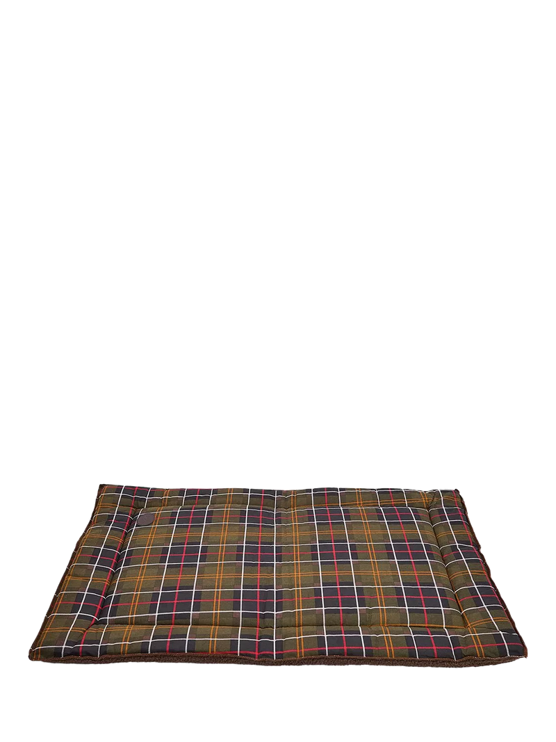 Barbour Tartan & Fleece Cage Dog Mat - British product