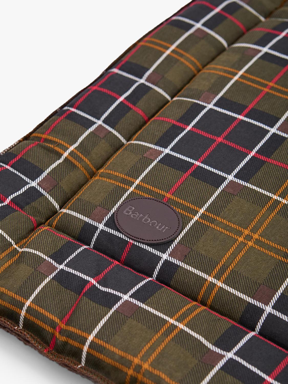 Barbour Tartan & Fleece Cage Dog Mat - British product