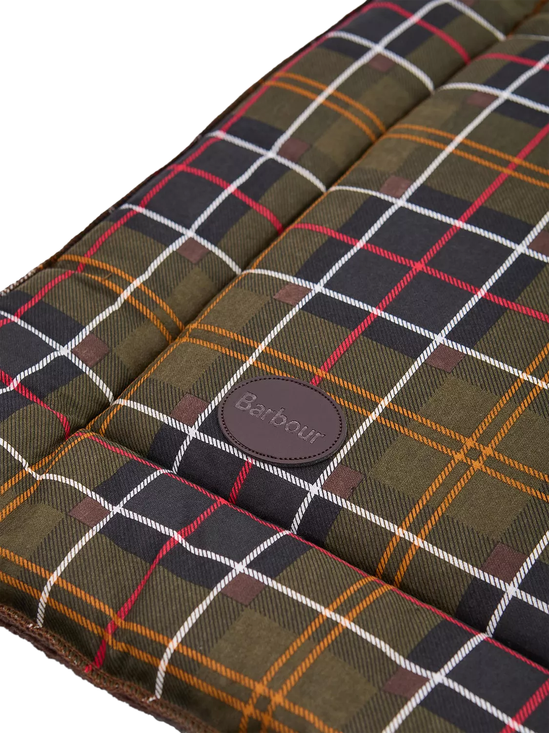 Barbour Tartan & Fleece Cage Dog Mat - British product
