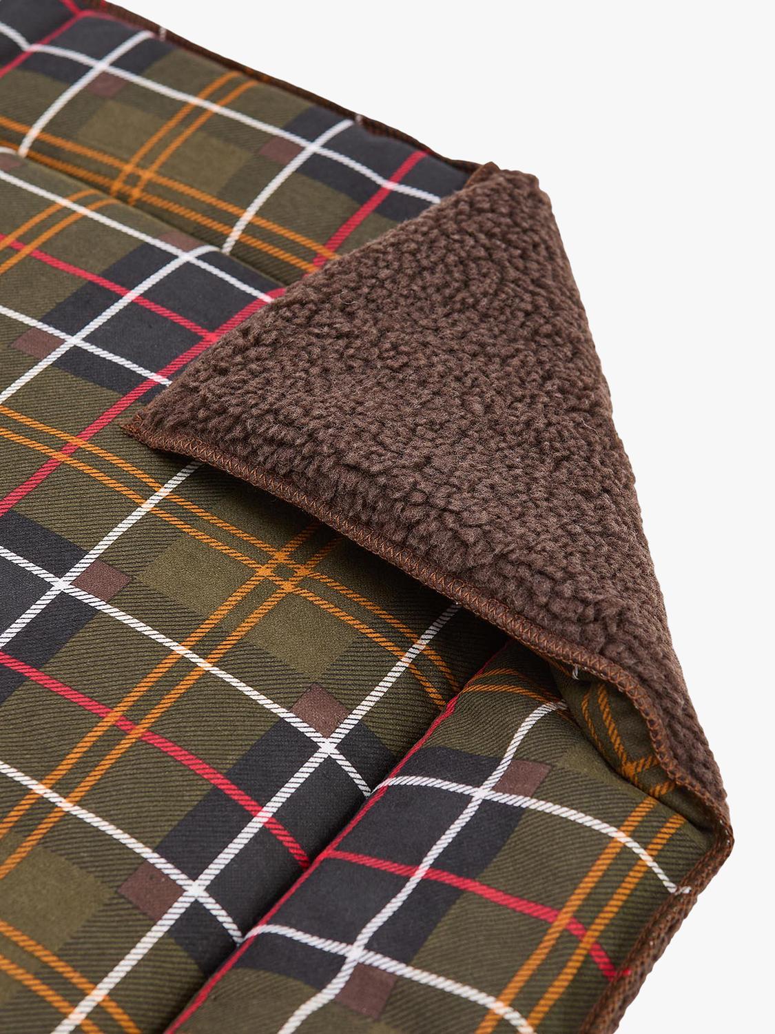 Barbour Tartan & Fleece Cage Dog Mat - British product