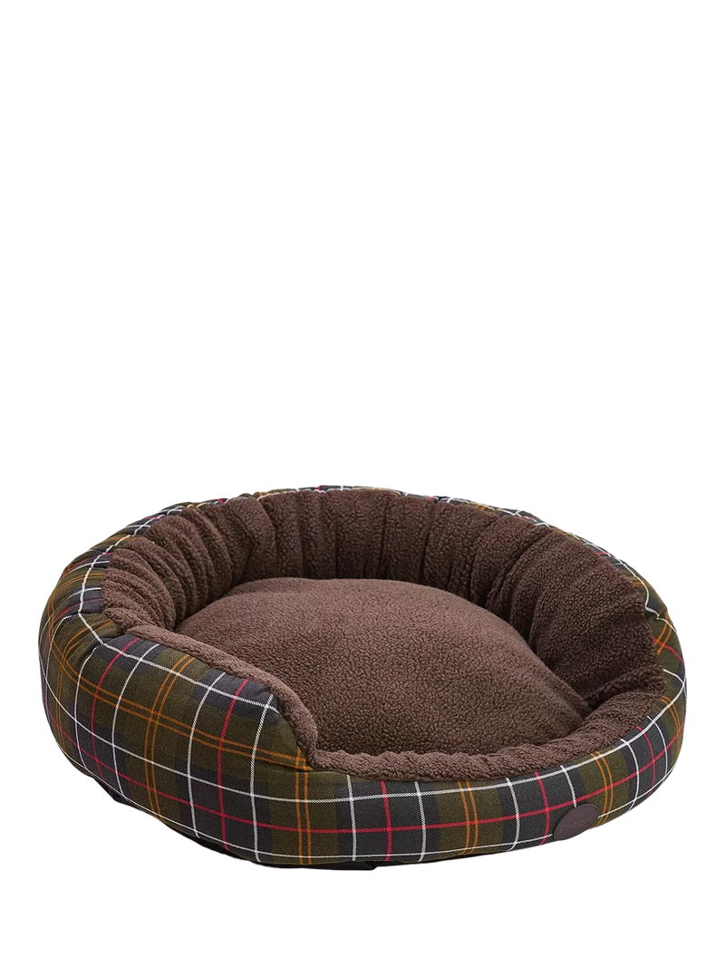 Barbour Tartan Trim Snuggle Dog Bed 30 inch - British product