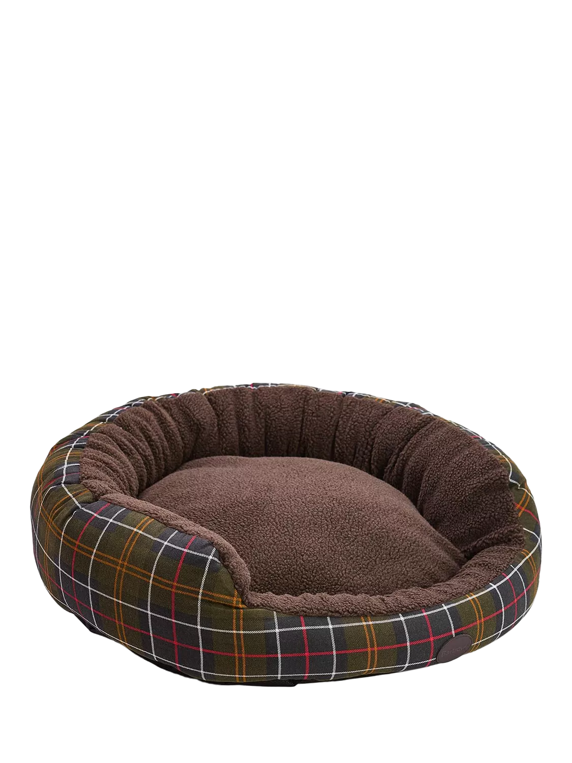 Barbour Tartan Trim Snuggle Dog Bed 30 inch - British product