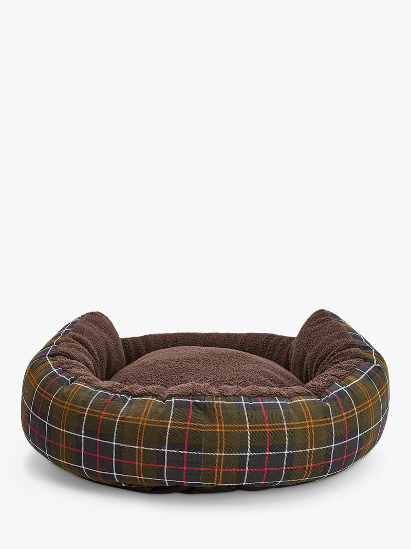 Barbour Tartan Trim Snuggle Dog Bed 30 inch - British product