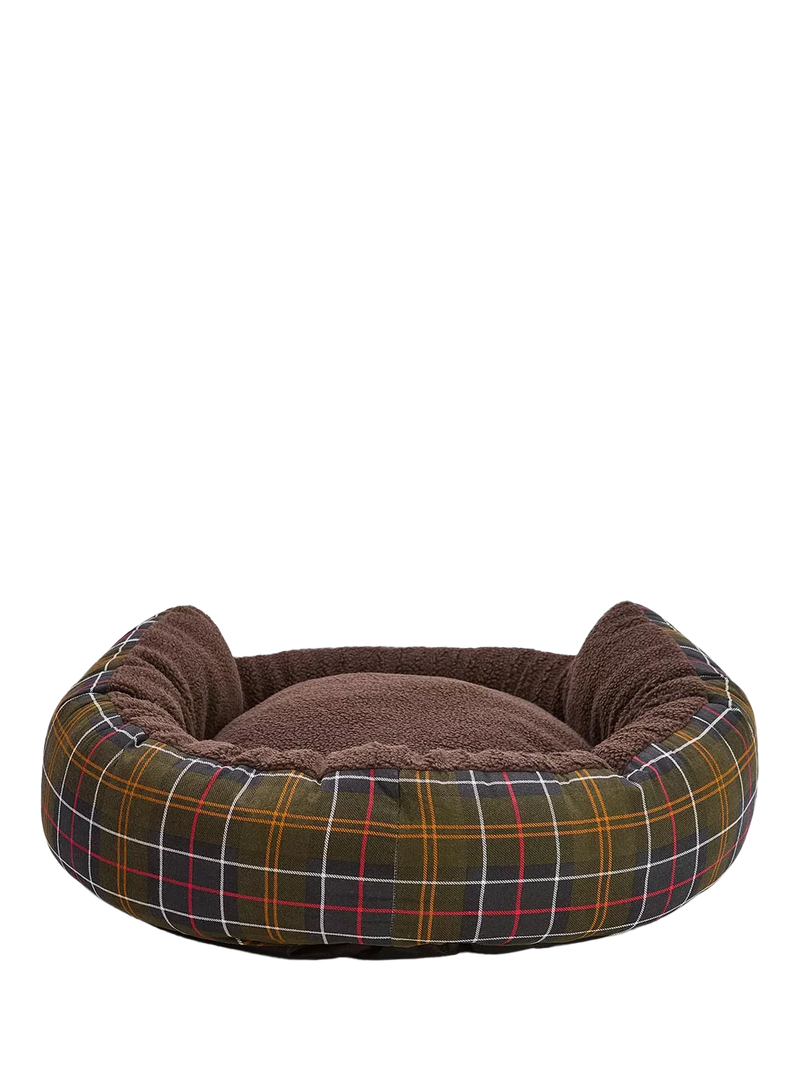 Barbour Tartan Trim Snuggle Dog Bed 30 inch - British product