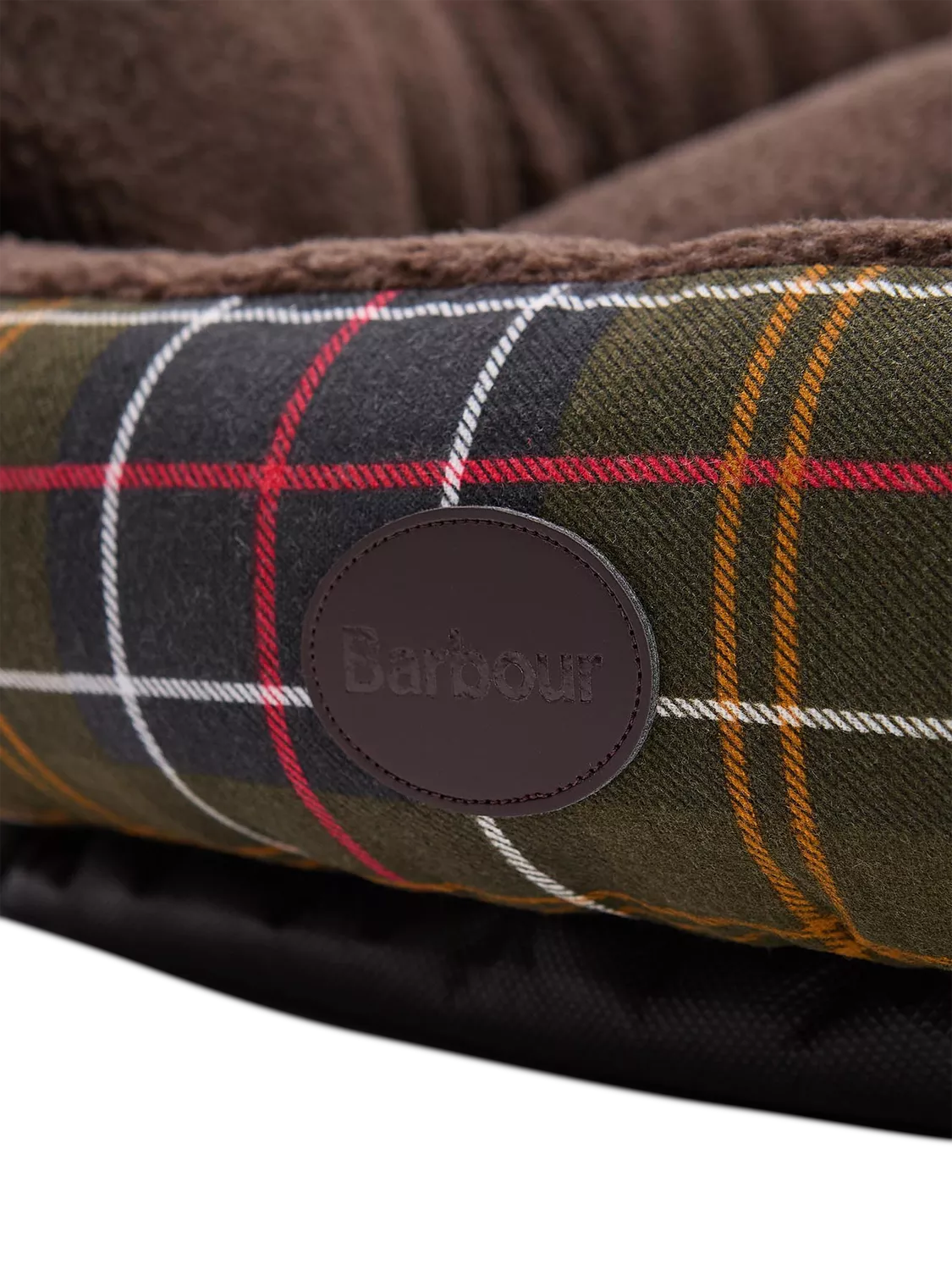 Barbour Tartan Trim Snuggle Dog Bed 30 inch - British product