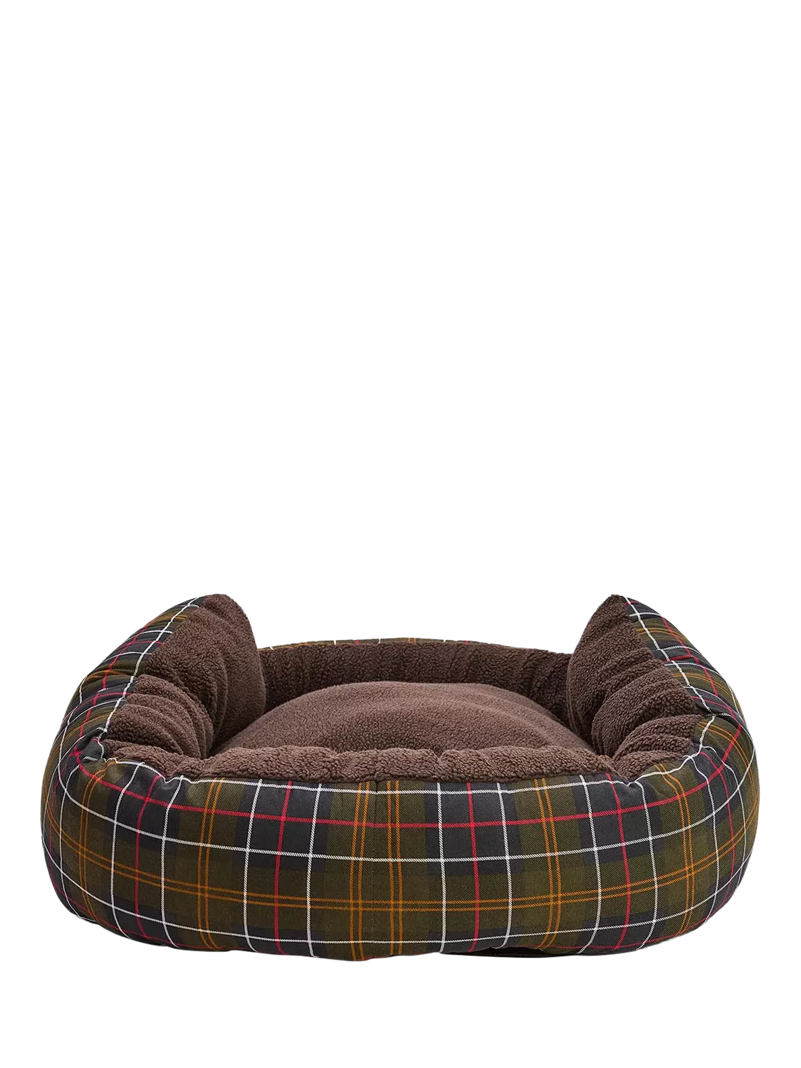 Barbour Tartan Trim Snuggle Dog Bed 35in (British brand)