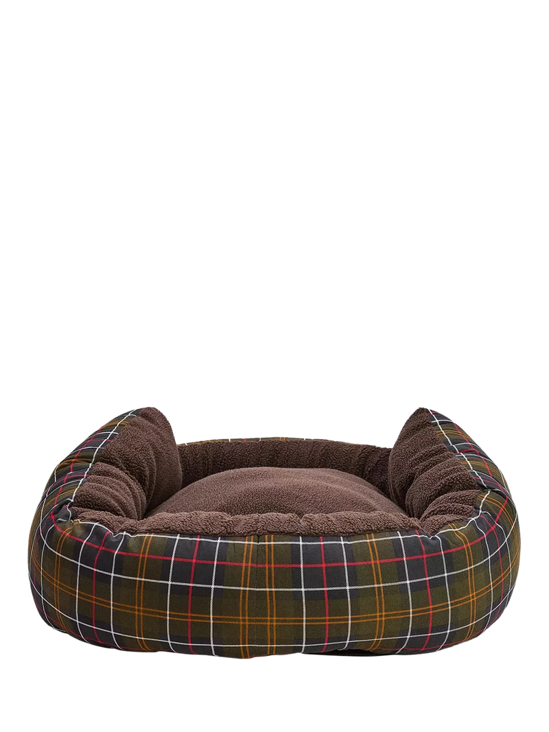 Barbour Tartan Trim Snuggle Dog Bed 35in (British brand)