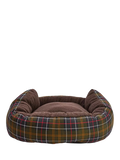 Barbour Tartan Trim Snuggle Dog Bed 35in (British brand)