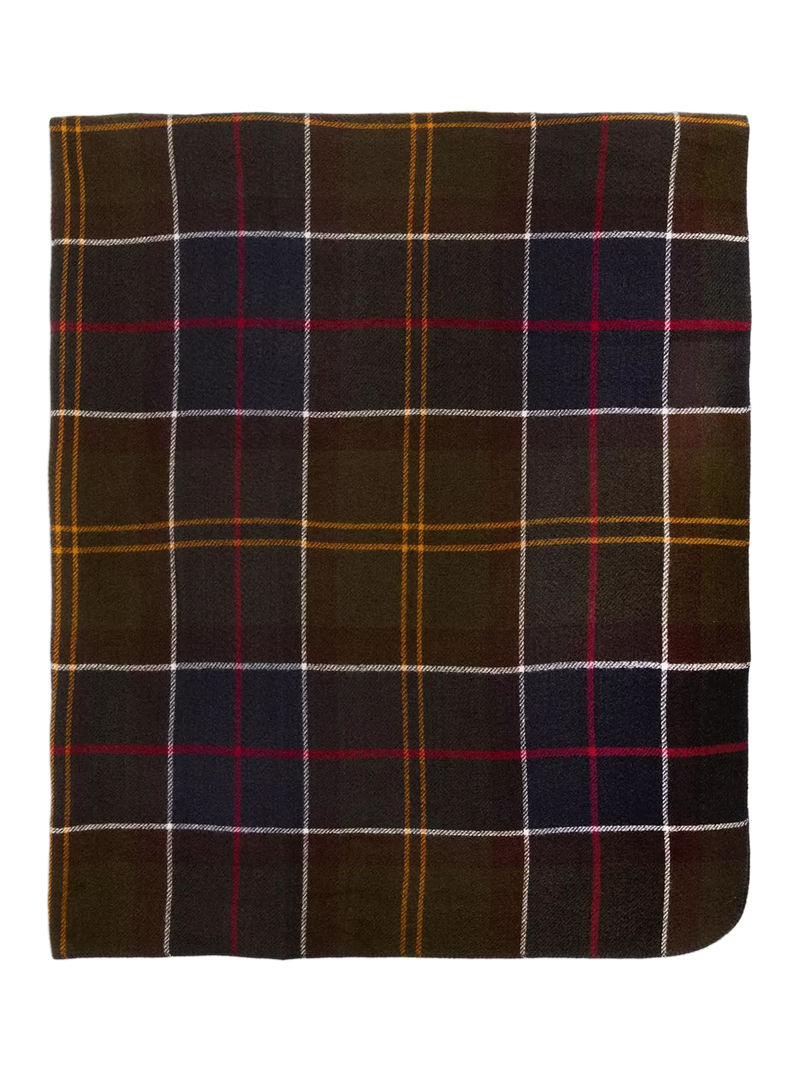 Barbour tartan dog blanket, soft brushed fabric, imported from the UK