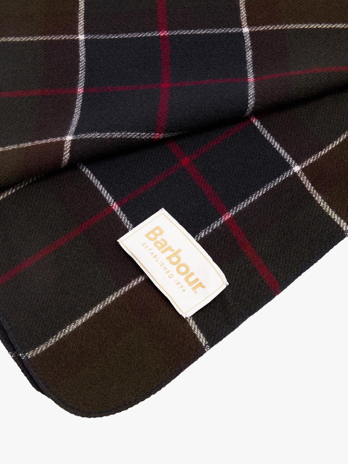 Barbour tartan dog blanket, soft brushed fabric, imported from the UK