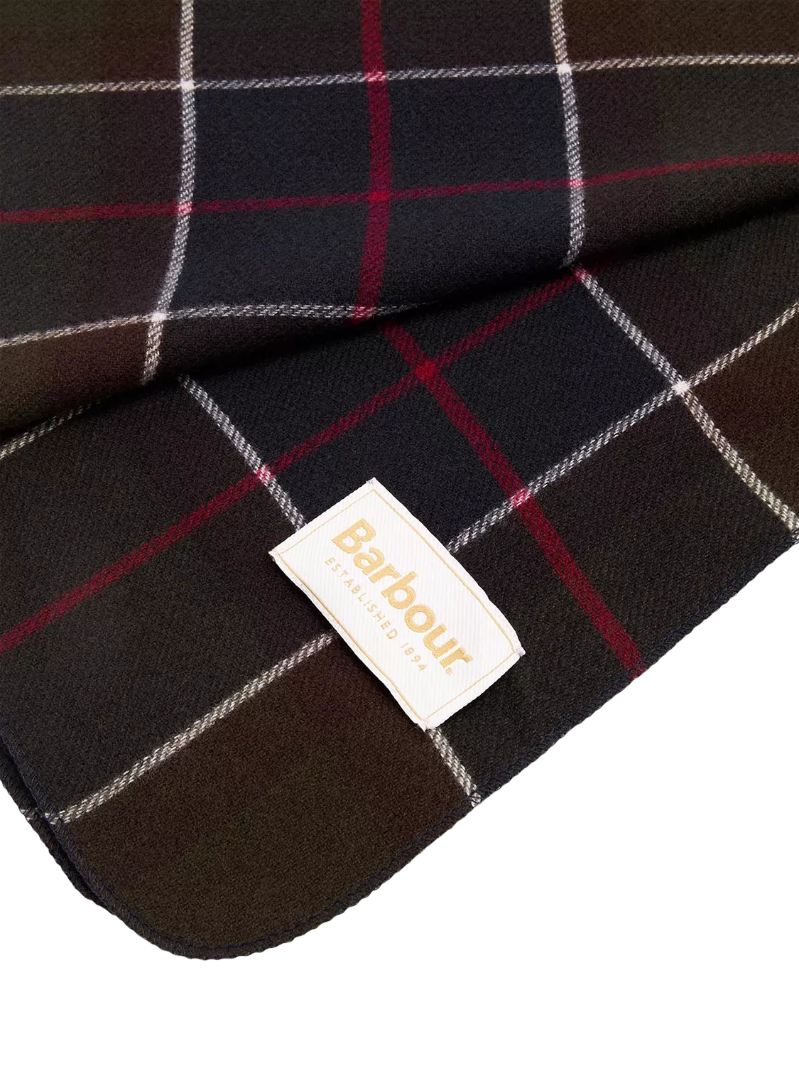 Barbour tartan dog blanket, soft brushed fabric, imported from the UK