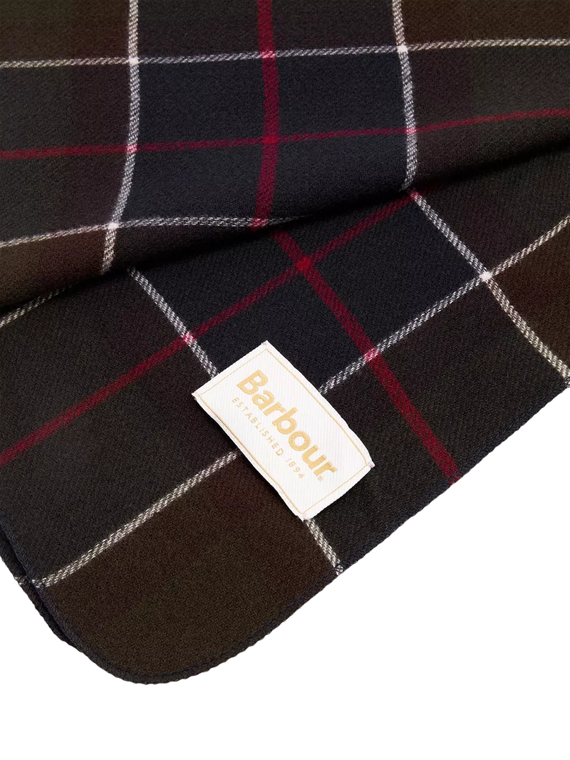 Barbour tartan dog blanket, soft brushed fabric, imported from the UK
