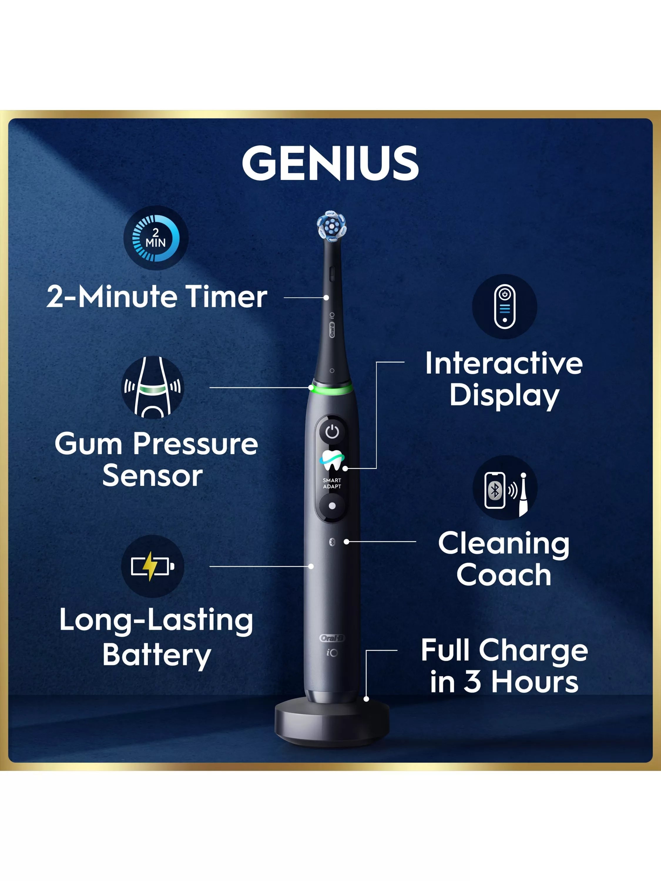 Oral-B iO9 electric toothbrush set, UK version