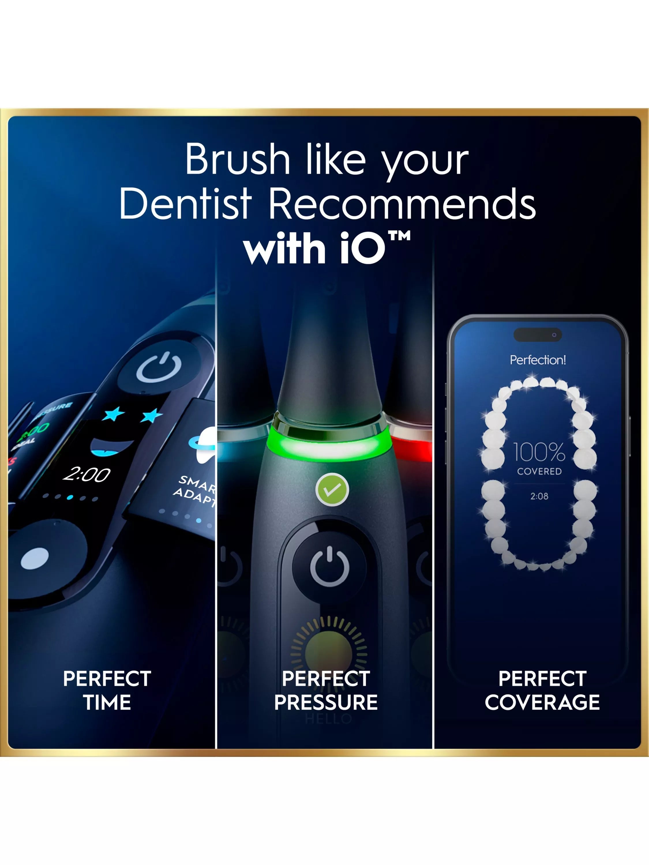 Oral-B iO9 electric toothbrush set, UK version