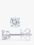 Mogul 18ct white gold diamond stud earrings 0.33ct - British product