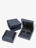 Mogul princess cut diamond stud earrings 0.75ct 18ct white gold, UK version