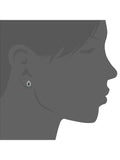 Mogul pear-shaped sapphire and diamond stud earrings 18ct gold (British brand)