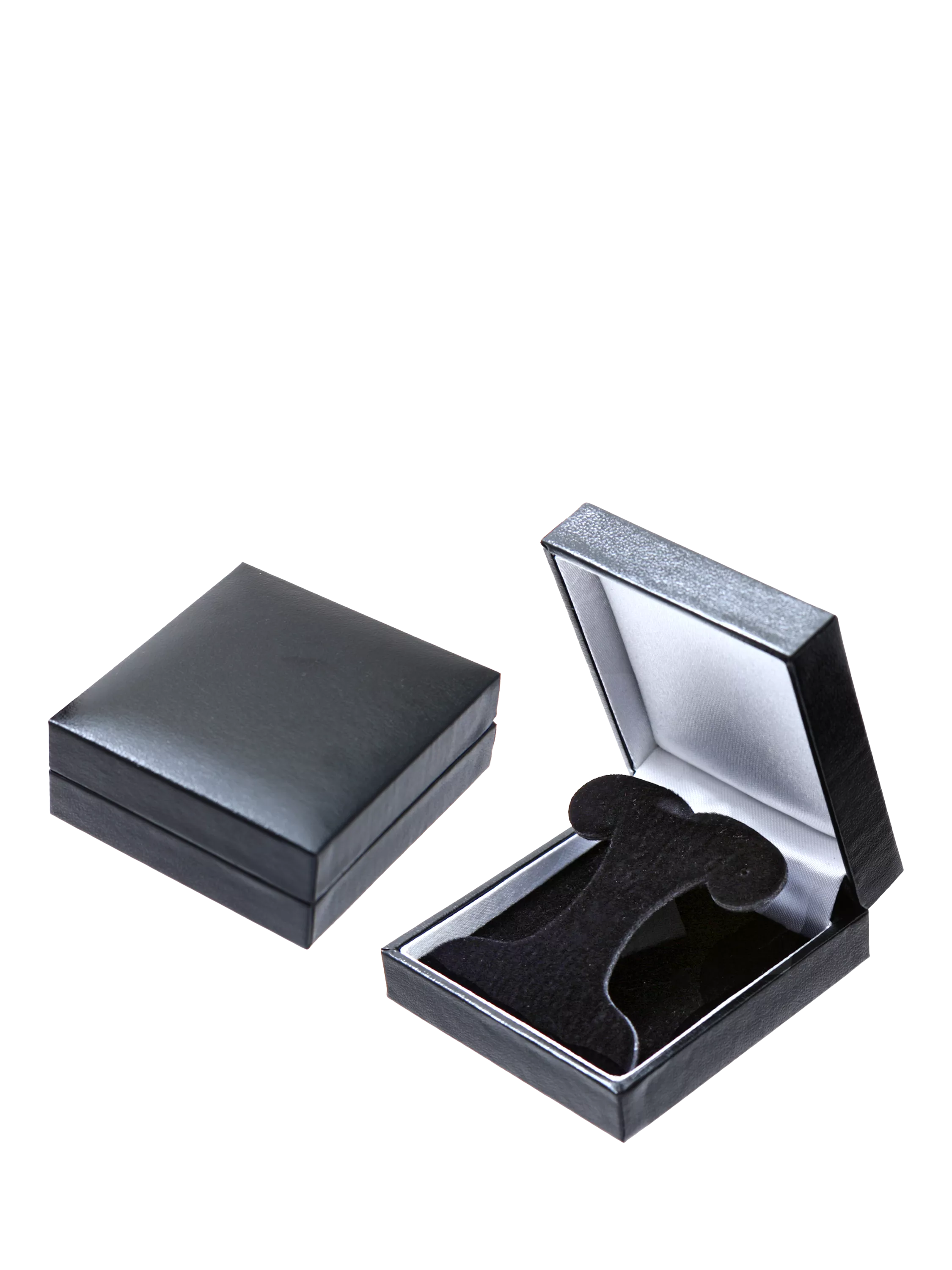 Mogul 9ct white gold curved diamond huggie earrings (British brand)