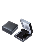Mogul 9ct white gold curved diamond huggie earrings (British brand)