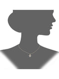 Mogul 9ct yellow gold diamond heart pendant and earring set 2.70g, imported from the UK