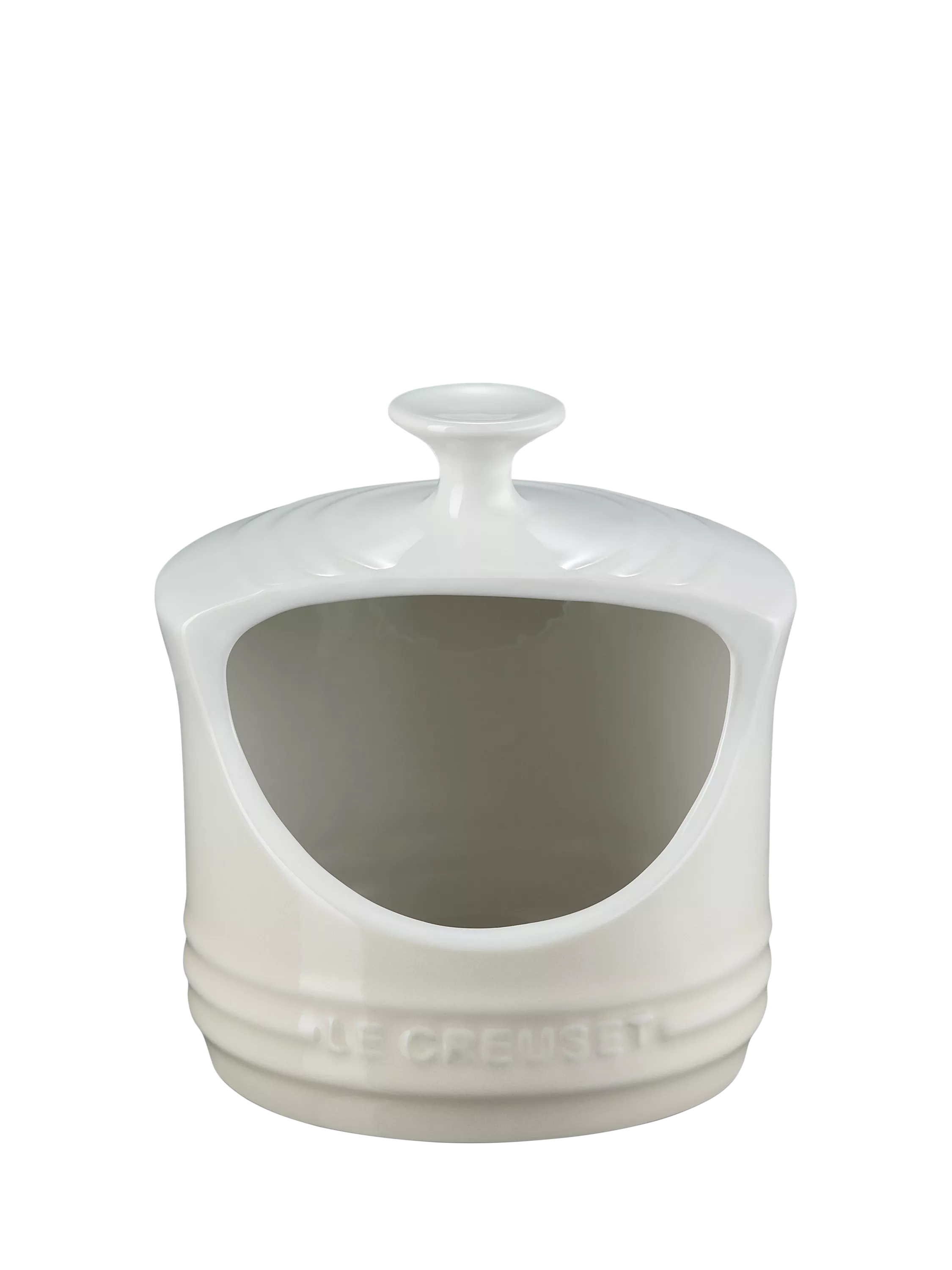 Le Creuset stoneware salt pig in Meringue colour - British product