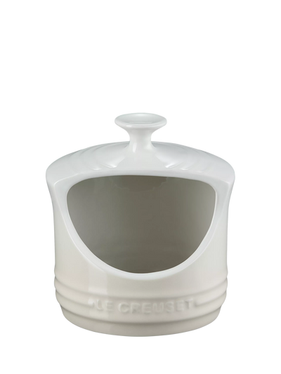 John Lewis Le Creuset Stoneware Salt Pig, Meringue- Buy online at McGrocer